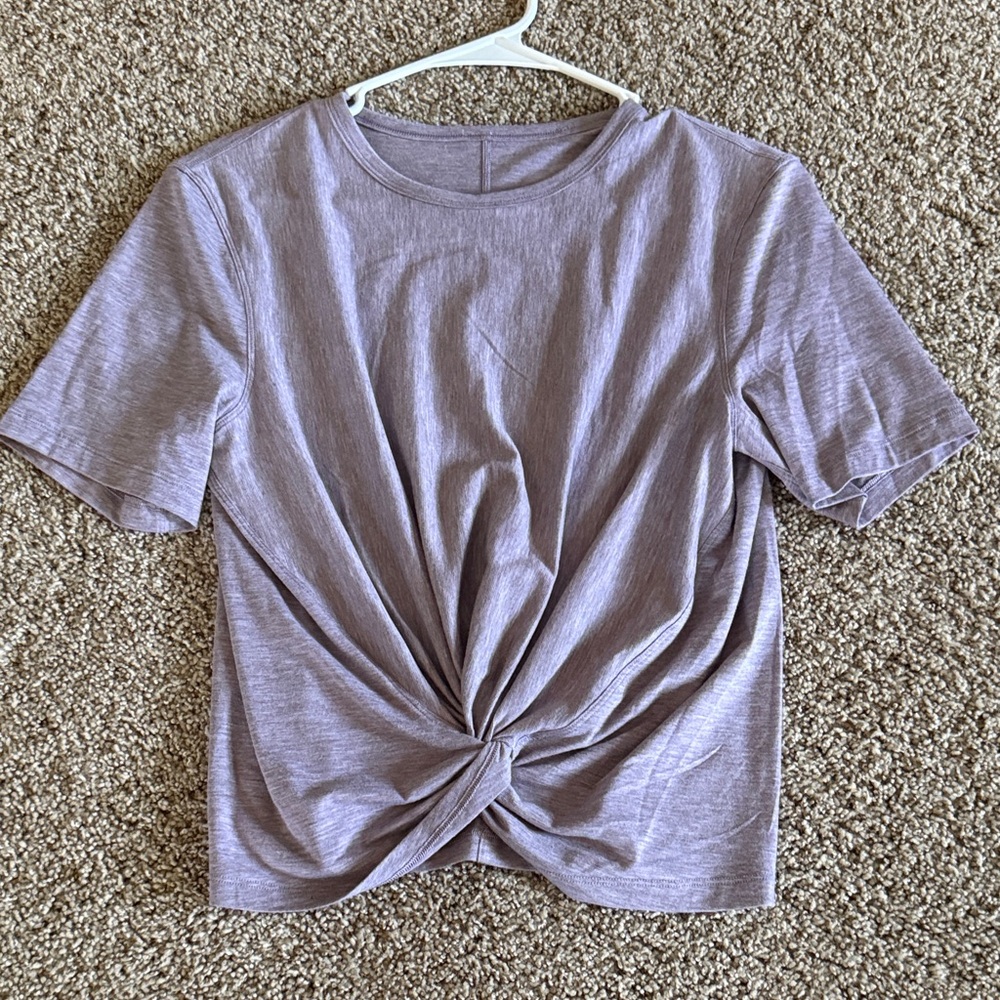 lululemon athletica Purple Knot Front Tee
